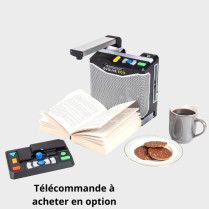 Machine à lire ReadEasy Evolve ECO - lire un livre avec la télécommande et un écran