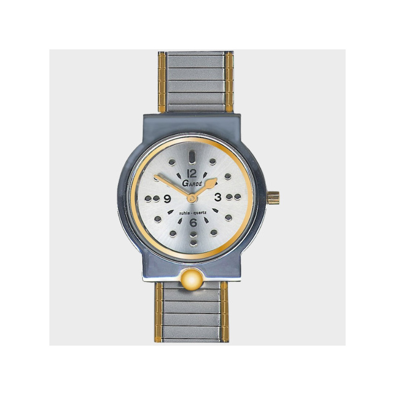 Montre braille bicolore