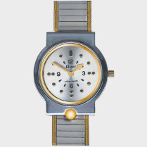 Montre braille bicolore