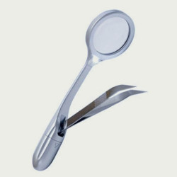 Loupe avec pince et LED