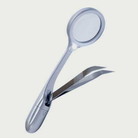 Loupe avec pince et LED Loupe avec pince et LED