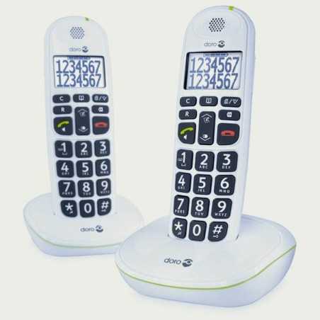 Téléphones sans fil Doro 110 parlant DUO