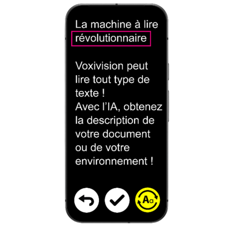 Machine à lire portable VoxiVision 2