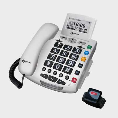 Téléphone filaire gros caractères Téléphone filaire gros caractères