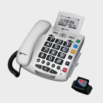Téléphone filaire gros caractères